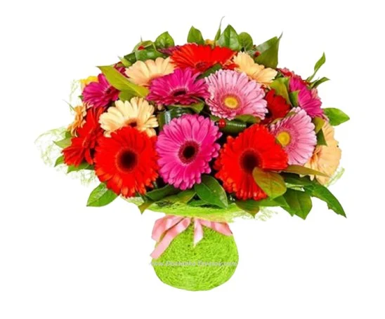 bukiet kolorowych gerber – kup w Polsce
