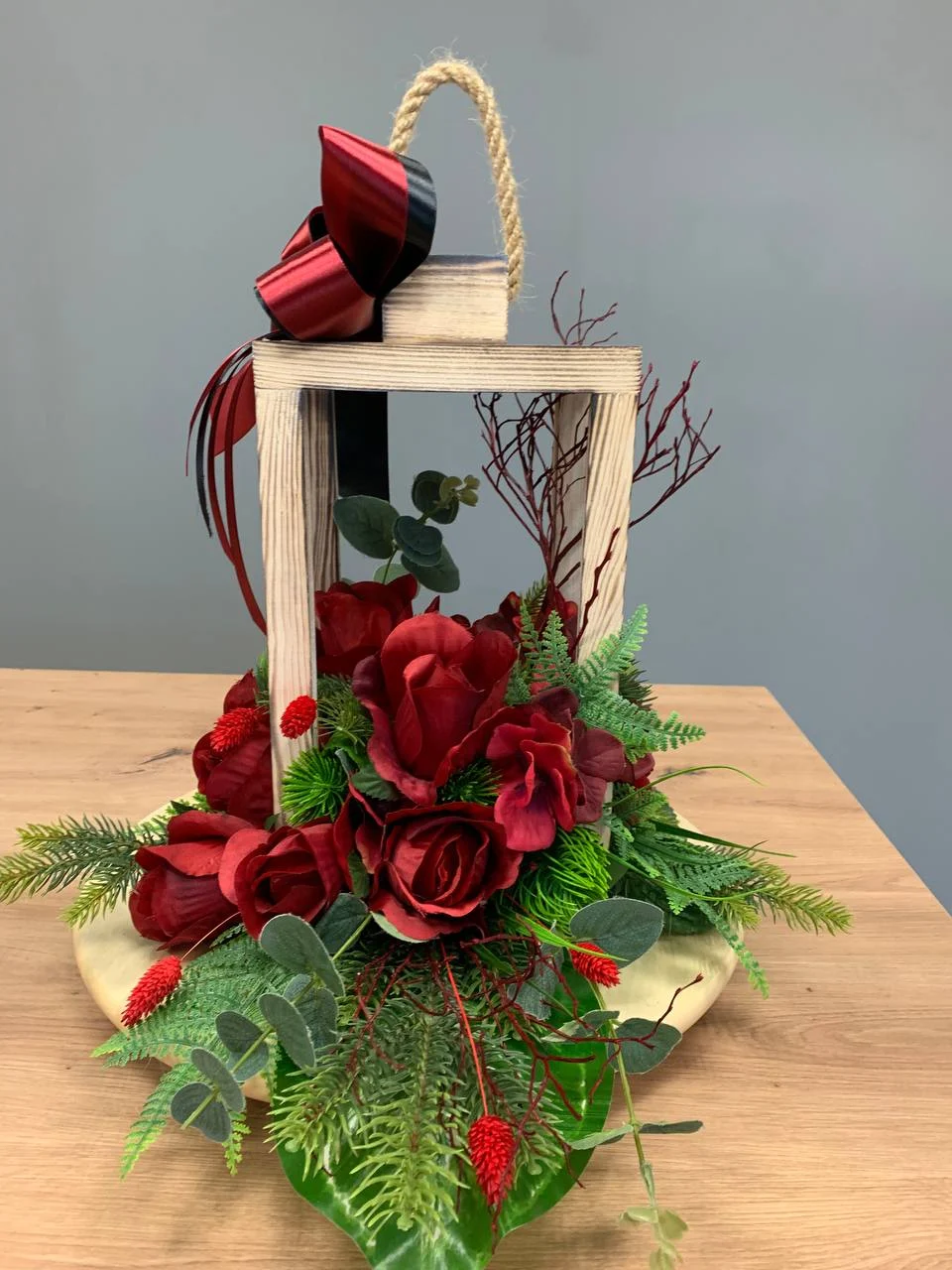 Wiązanka ze sztucznych kwiatów na cmentarz niska cena Grodzisk Mazowiecki