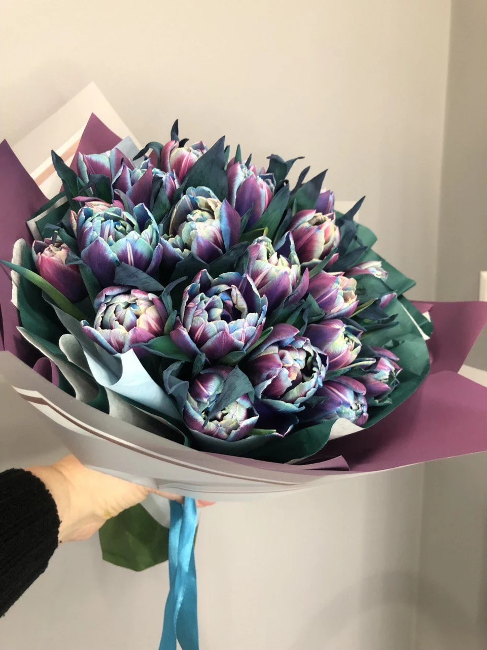 Bukiet dla żony ekskluzywne tulipany na Dzień kobiet z dostawą niska cena Pruszków