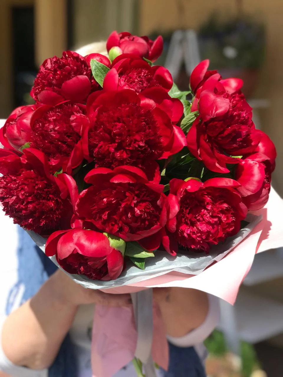 Bukiet z piwonii dla mamy