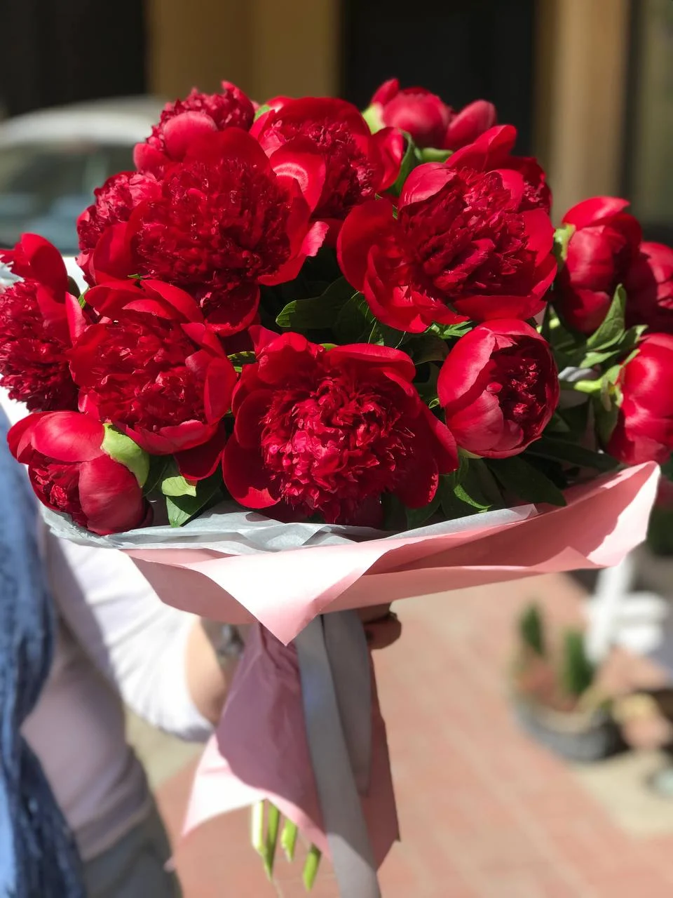 Bukiet z piwonii dla zony