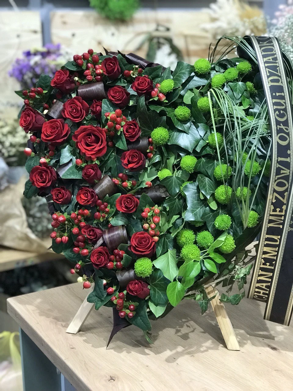 wiązanka pogrzebowa serce cena