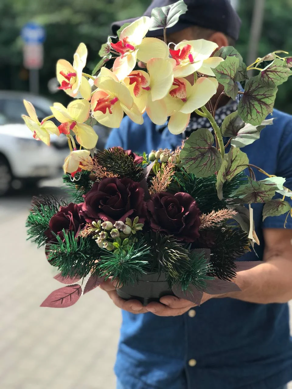 Małe wiązanki na Wszystkich Świętych Błonie