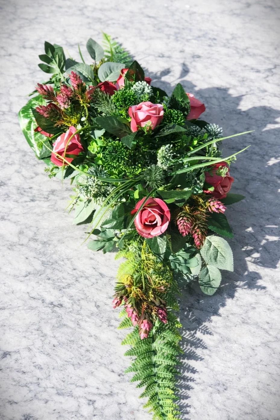 Wiązanka z róż na Wszystkich Świętych