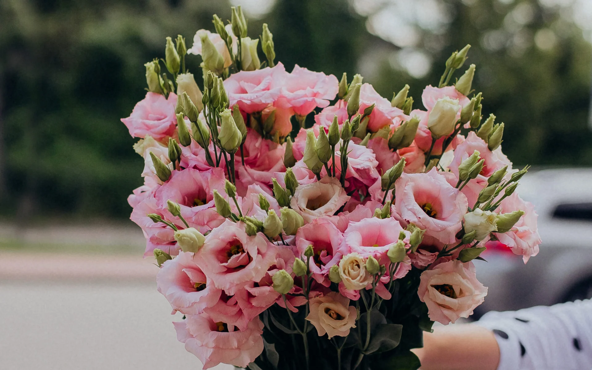 Kompozycje z eustomy w dekoracjach ślubnych i eventowych