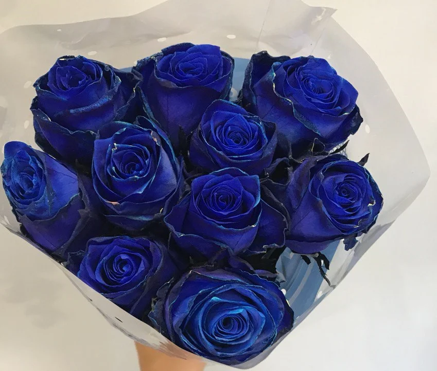 Bukiet z Niebieskimi Kwiatami: Odkryj Magię Niebieskich Róż w Kwiatowym Komponowaniu