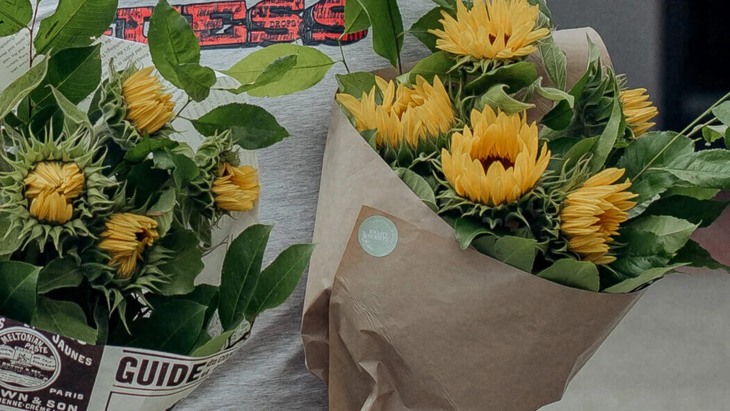 bukiet słoneczniki
